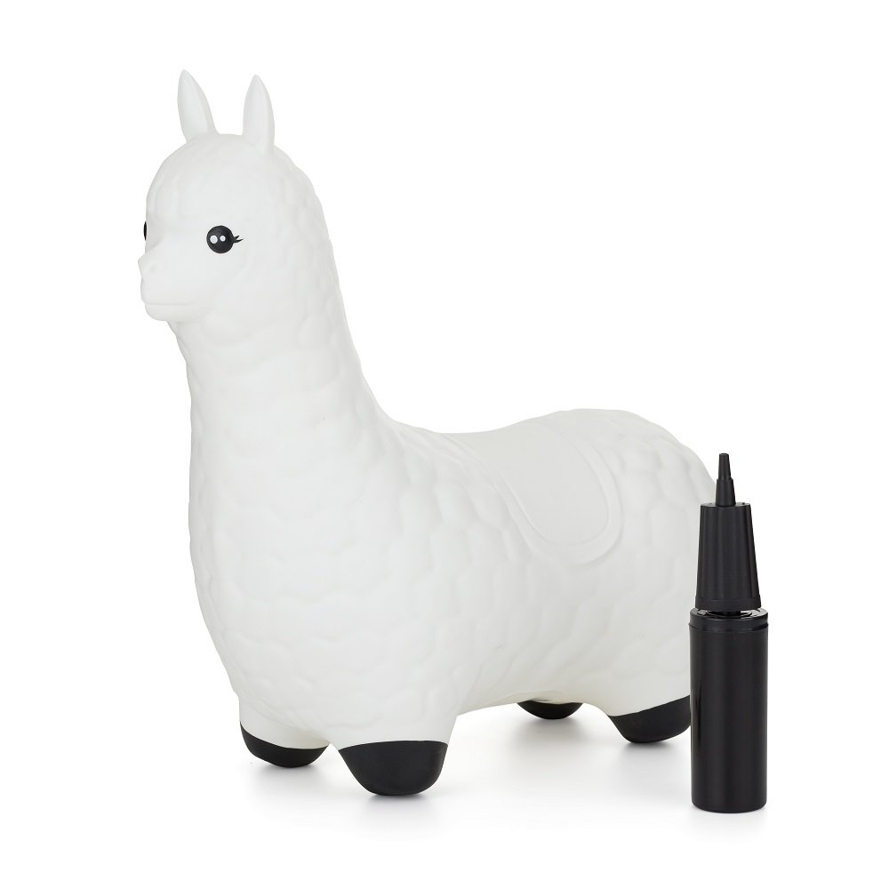 FEEDO Zvířátko skákající Llama White FEEDO