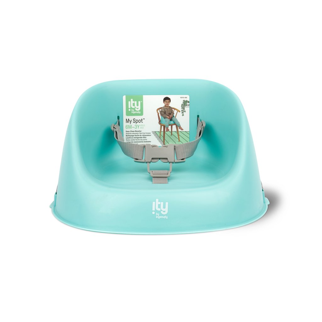 Ingenuity Podsedák na jídelní židli Easy Clean Booster Teal do 15kg Ingenuity