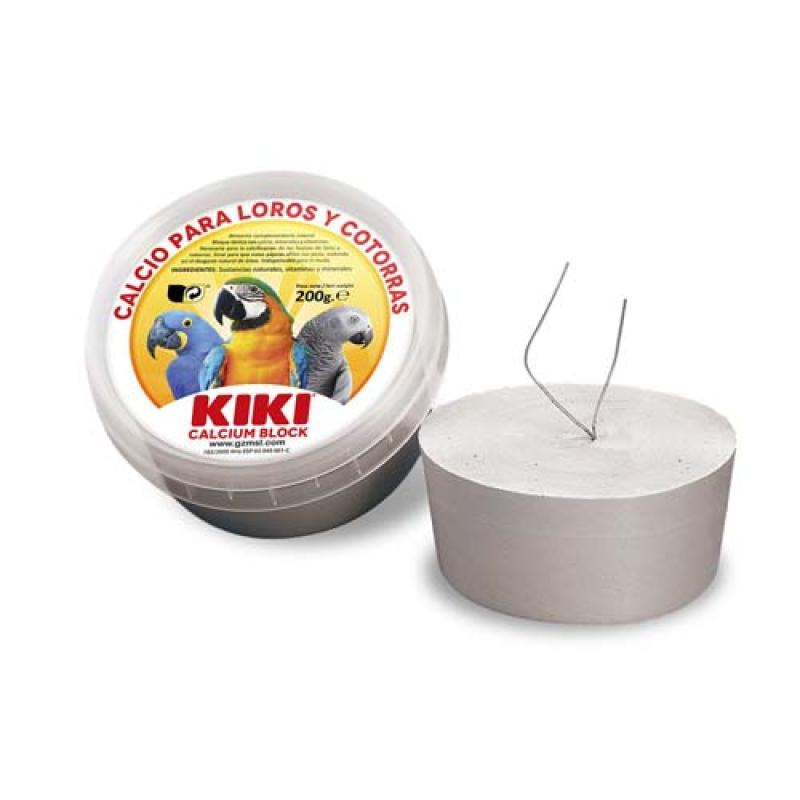 Kiki CALCIUM BLOCK  200g minerální kámen pro ptáky Kiki