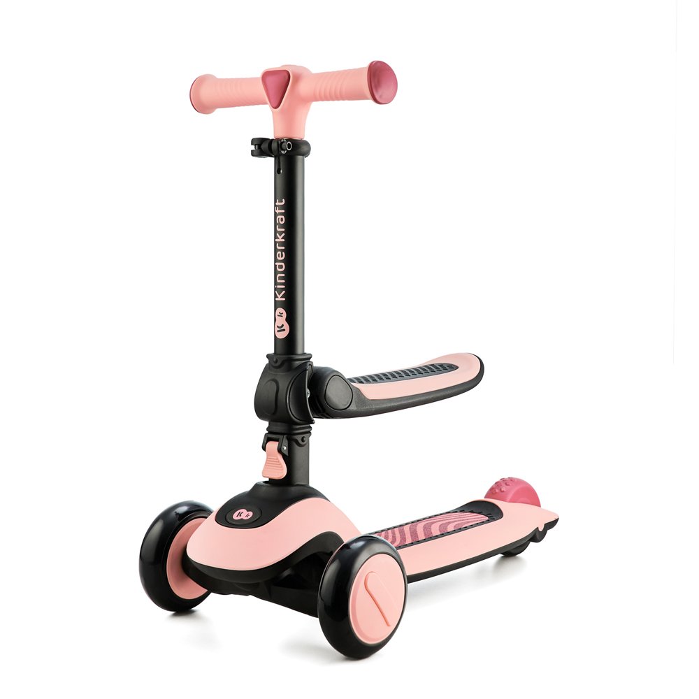 Kinderkraft Odrážedlo a koloběžka 2v1 Halley Rose pink Kinderkraft