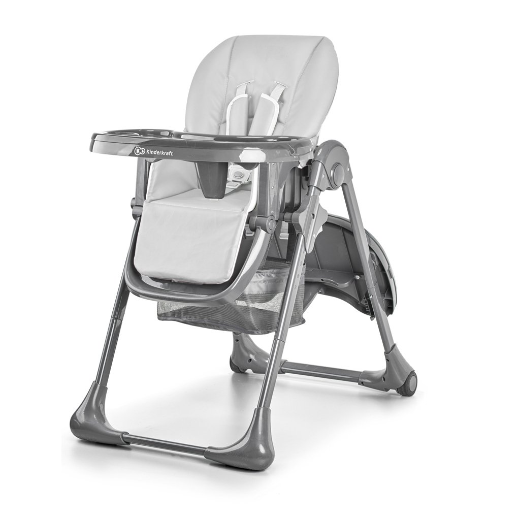Kinderkraft Židlička jídelní TASTEE grey Kinderkraft