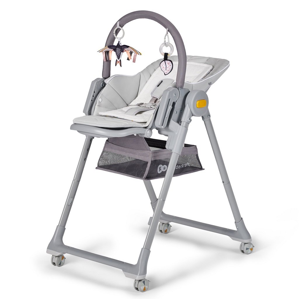 Kinderkraft select Židlička jídelní Lastree Grey