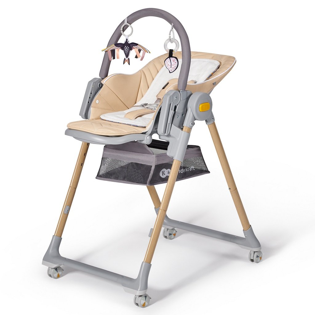 Kinderkraft select Židlička jídelní Lastree Wood