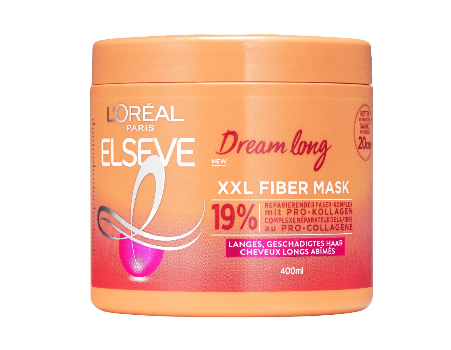 Loréal Paris Elseve Dream Long XXL Fiber maska na vlasy 400 ml Loréal Paris