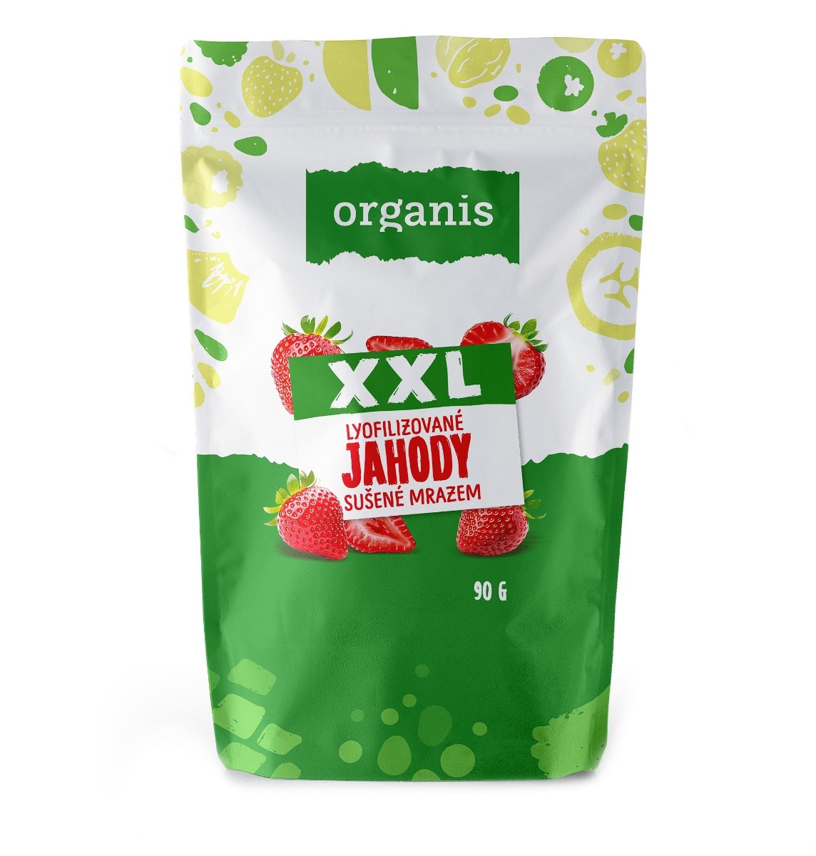 Organis Jahody sušené mrazem XXL 90 g Organis
