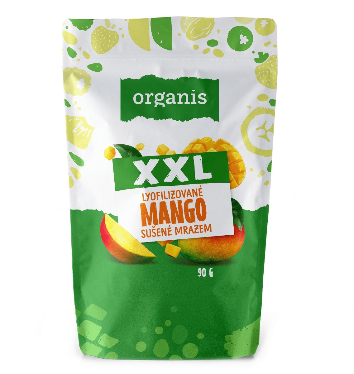 Organis Mango sušené mrazem XXL 90 g Organis