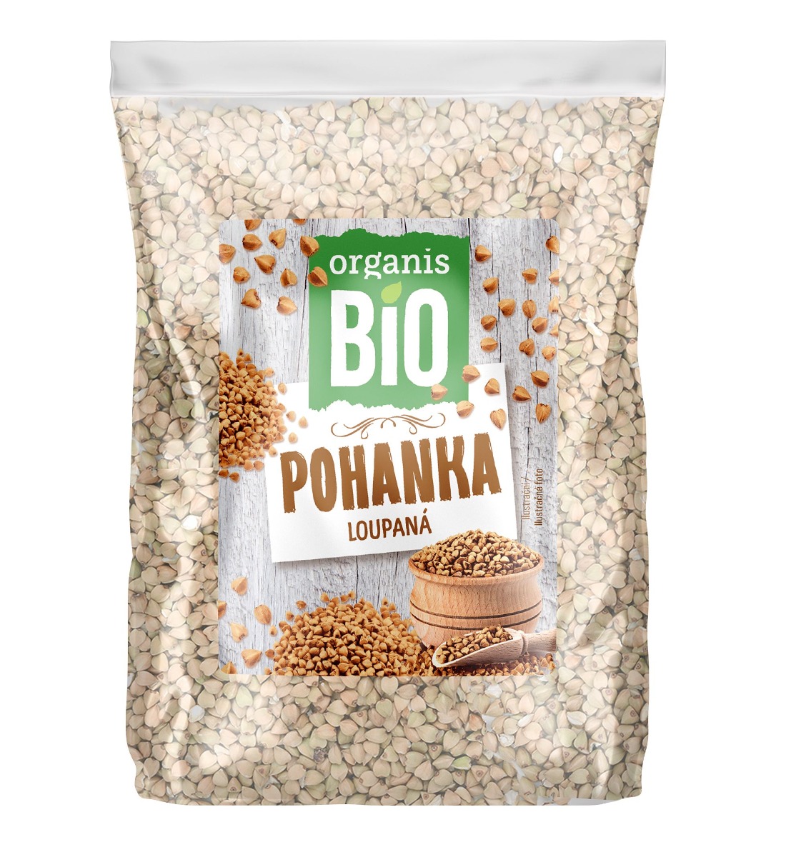 Organis Pohanka loupaná BIO 500 g Organis