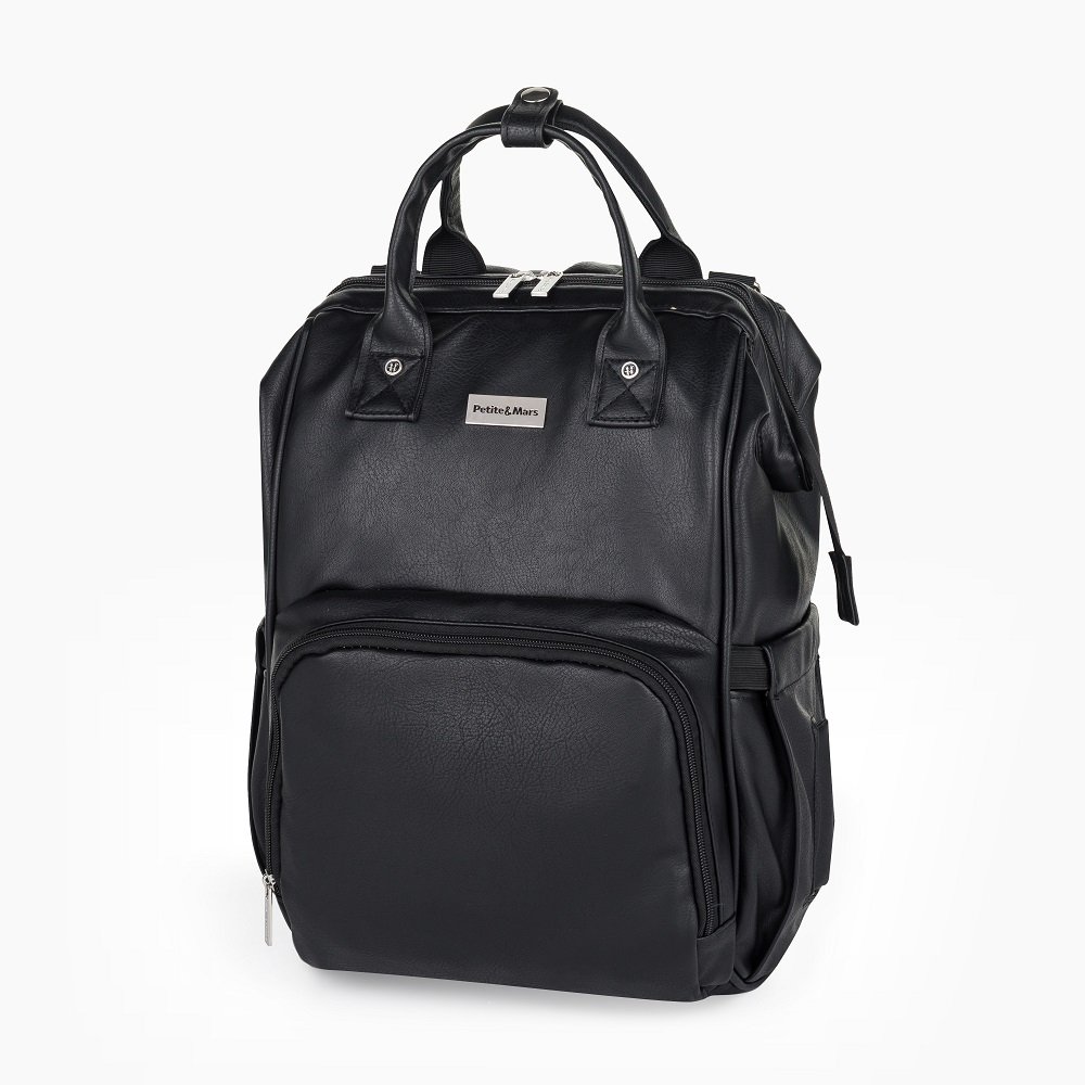 Petite&Mars Batoh přebalovací na kočárek Jasper Absolute Black Petite&Mars