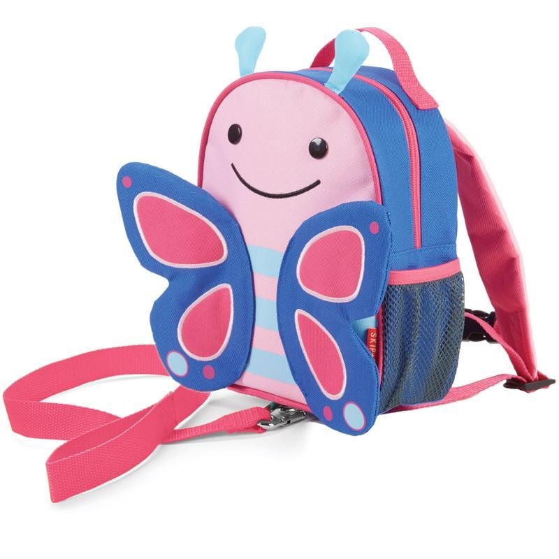 SKIP HOP Zoo Batůžek s bezpečnostním vodítkem Motýlek 1r+ SKIP HOP