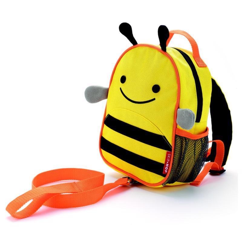 SKIP HOP Zoo Batůžek s bezpečnostním vodítkem Včelka 1r+ SKIP HOP