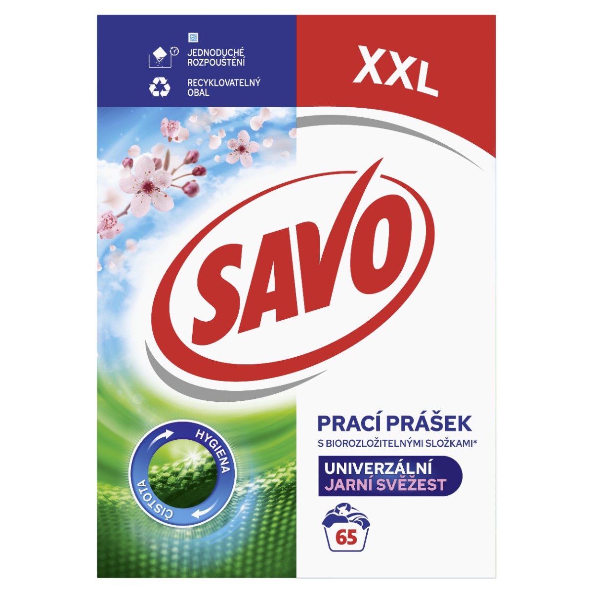Savo Prací prášek univerzální Jarní svěžest 4