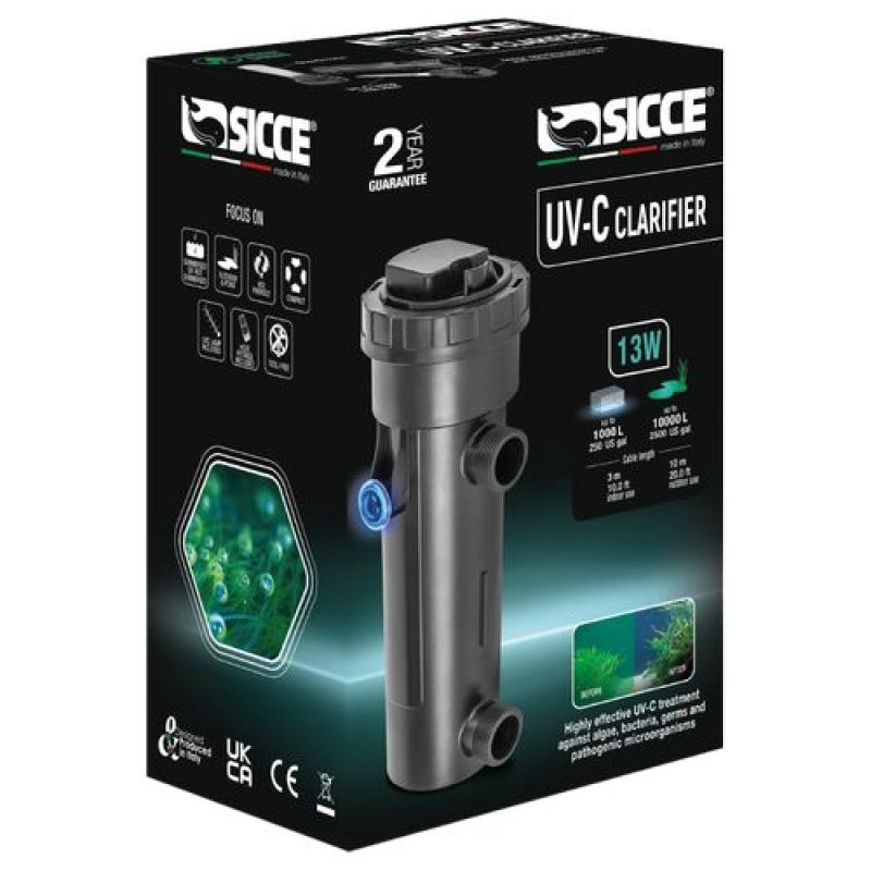 Sicce UV-C Clarifier 13W/3m UV-lampa na ničení řas
