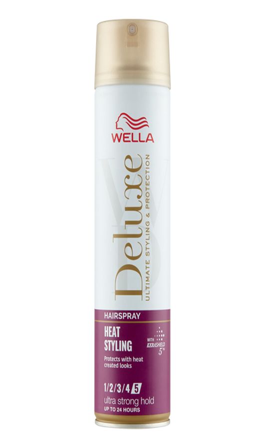 Wella Deluxe Heat Styling lak na vlasy 250 ml Wella