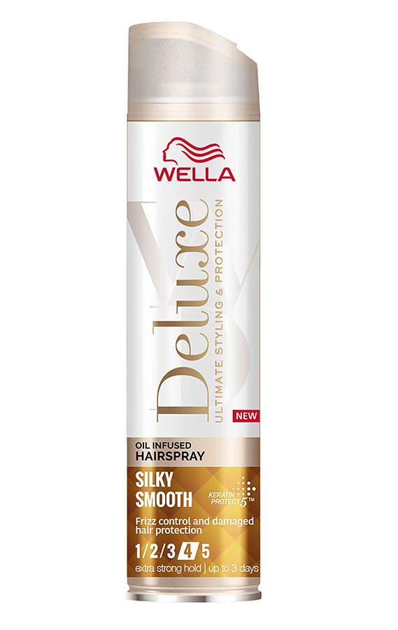 Wella Deluxe Silky Smooth lak na vlasy 250 ml Wella