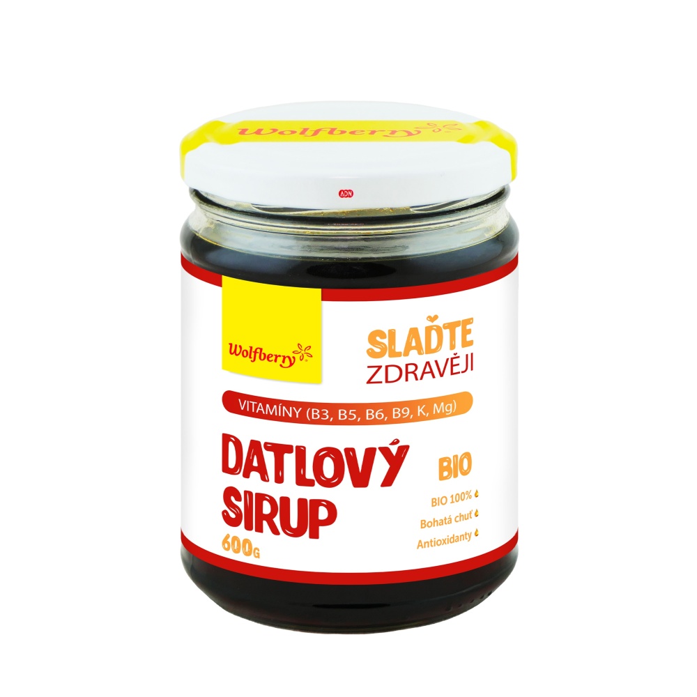 Wolfberry Datlový sirup BIO 600 g Wolfberry