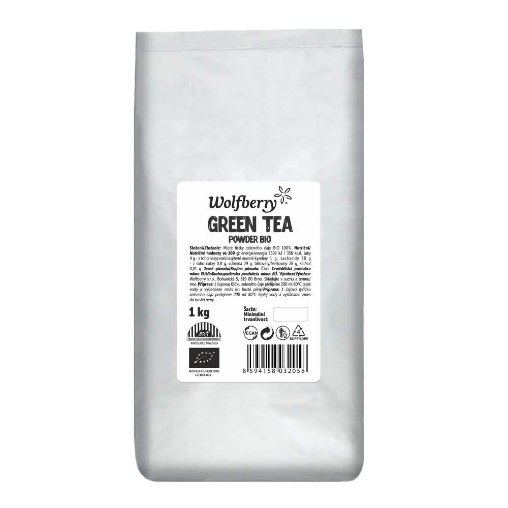 Wolfberry Green tea powder BIO sypaný čaj 1000 g Wolfberry