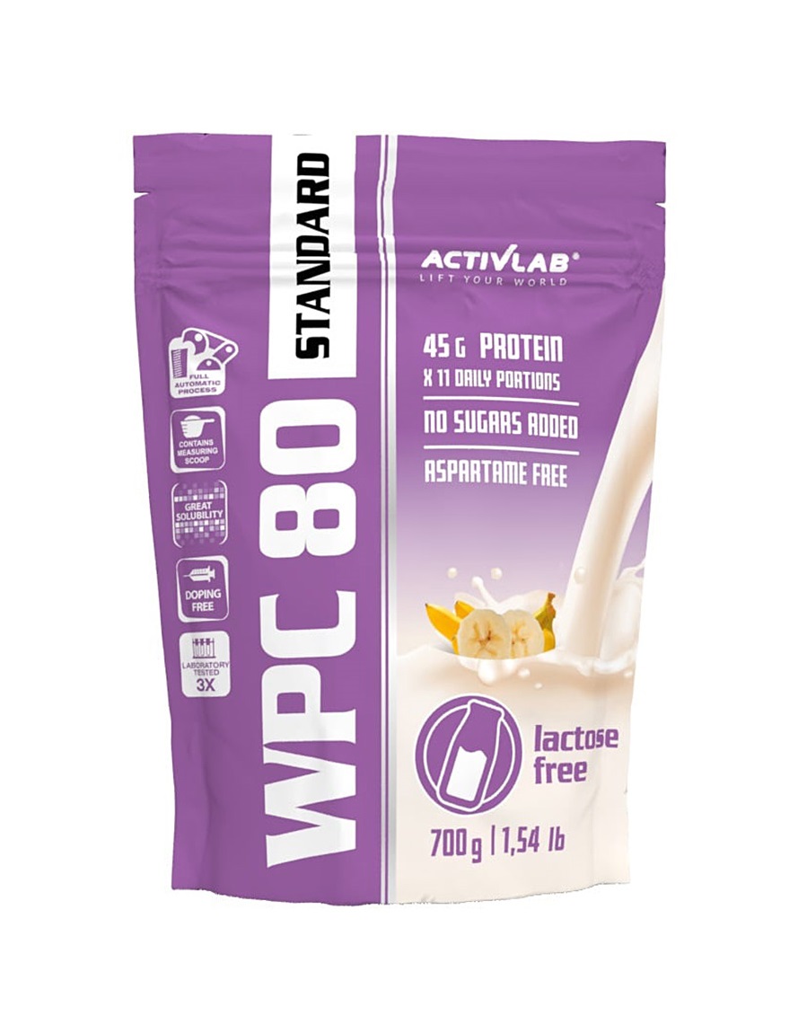 Activlab WPC 80 Standard Lactose Free banán 700 g Activlab