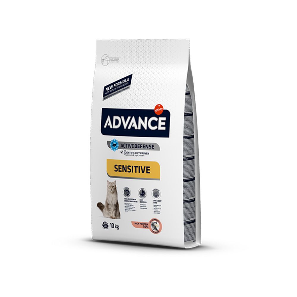 Advance Cat Adult losos a rýže Sensitive 10 kg Advance Cat