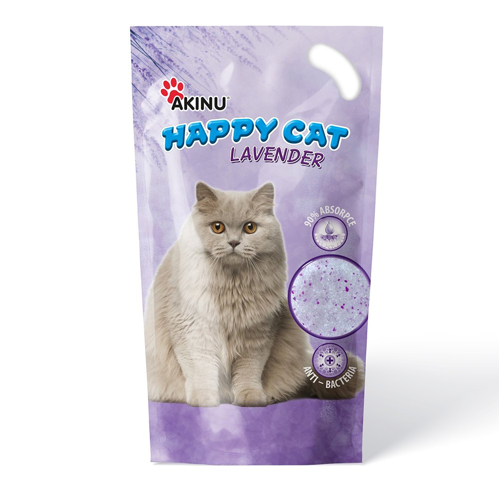Akinu HAPPY CAT Silika gel levadule stelivo pro kočky 7