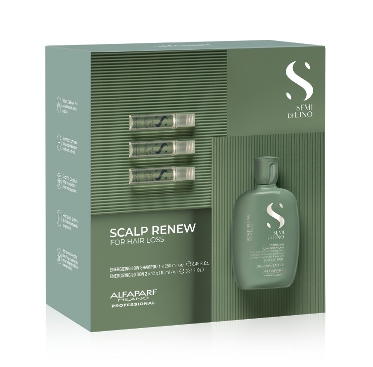 Alfaparf Milano Semi di Lino Scalp Renew obnovující set Alfaparf Milano