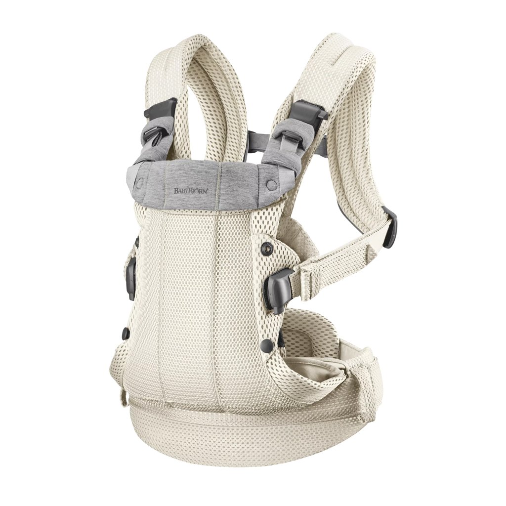 BabyBjörn Nosítko Harmony Cream 3D mesh