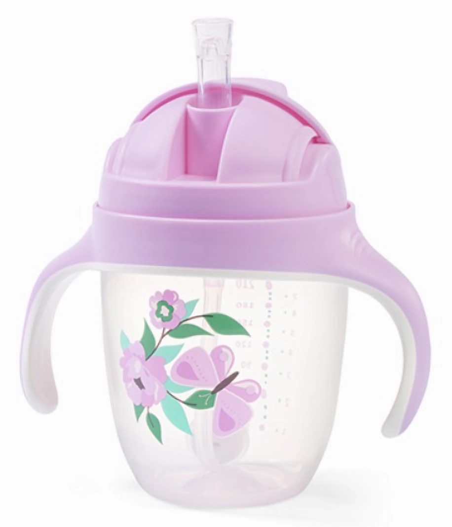 Babyono Nekapající hrneček se zatíženým brčkem