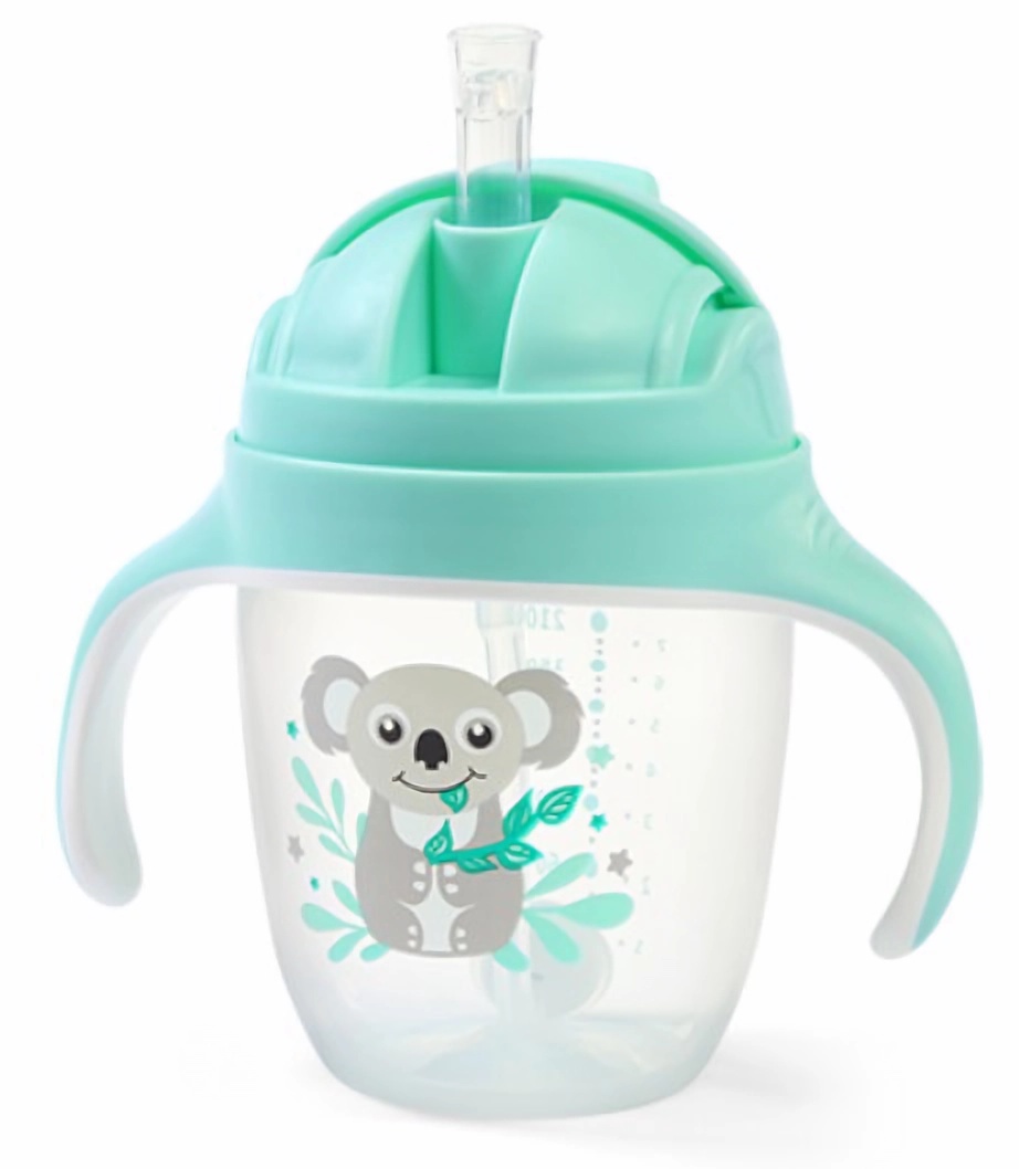 Babyono Nekapající hrneček se zatíženým brčkem
