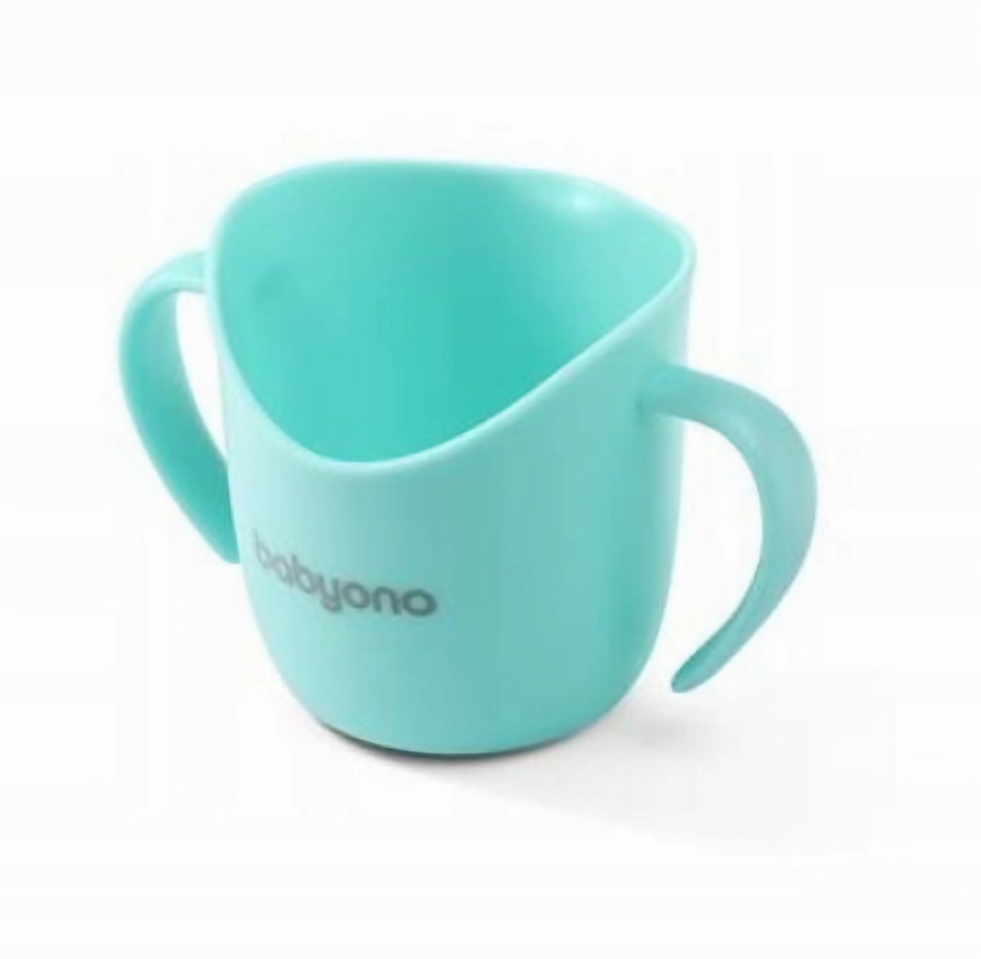 Babyono Tréninkový hrneček s oušky Flow - mátový Babyono