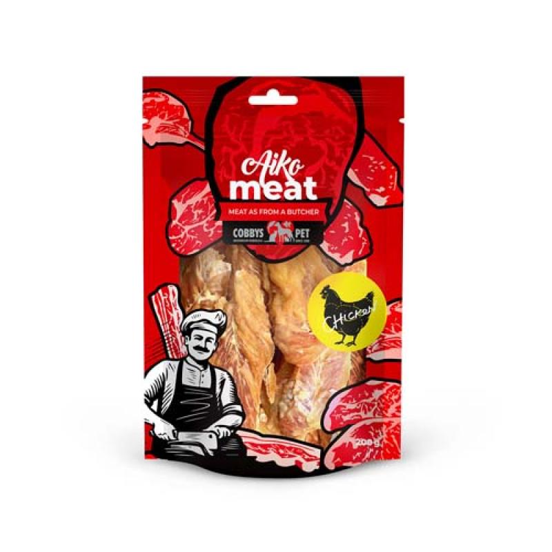 Cobbyspet AIKO Meat měkké kuřecí plátky 200g Cobbys Pet