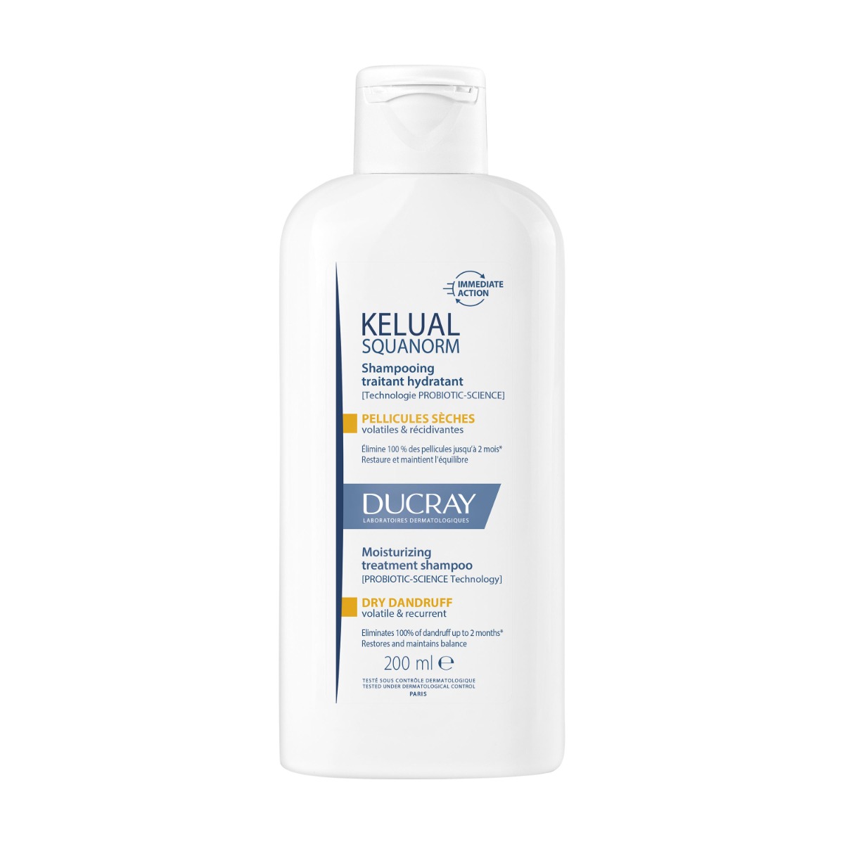 Ducray Kelual Squanorm Šampon hydratační na suché lupy 200 ml Ducray