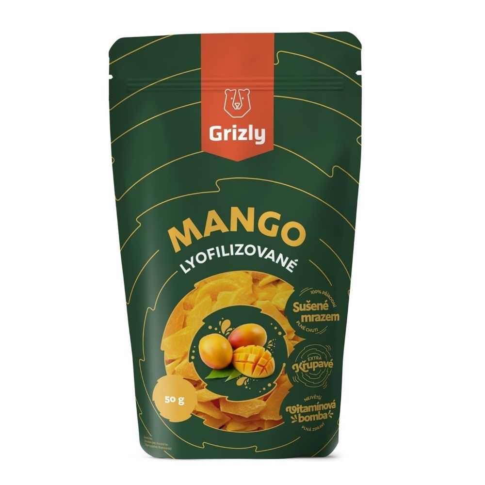 Grizly Mango lyofilizované 50 g Grizly