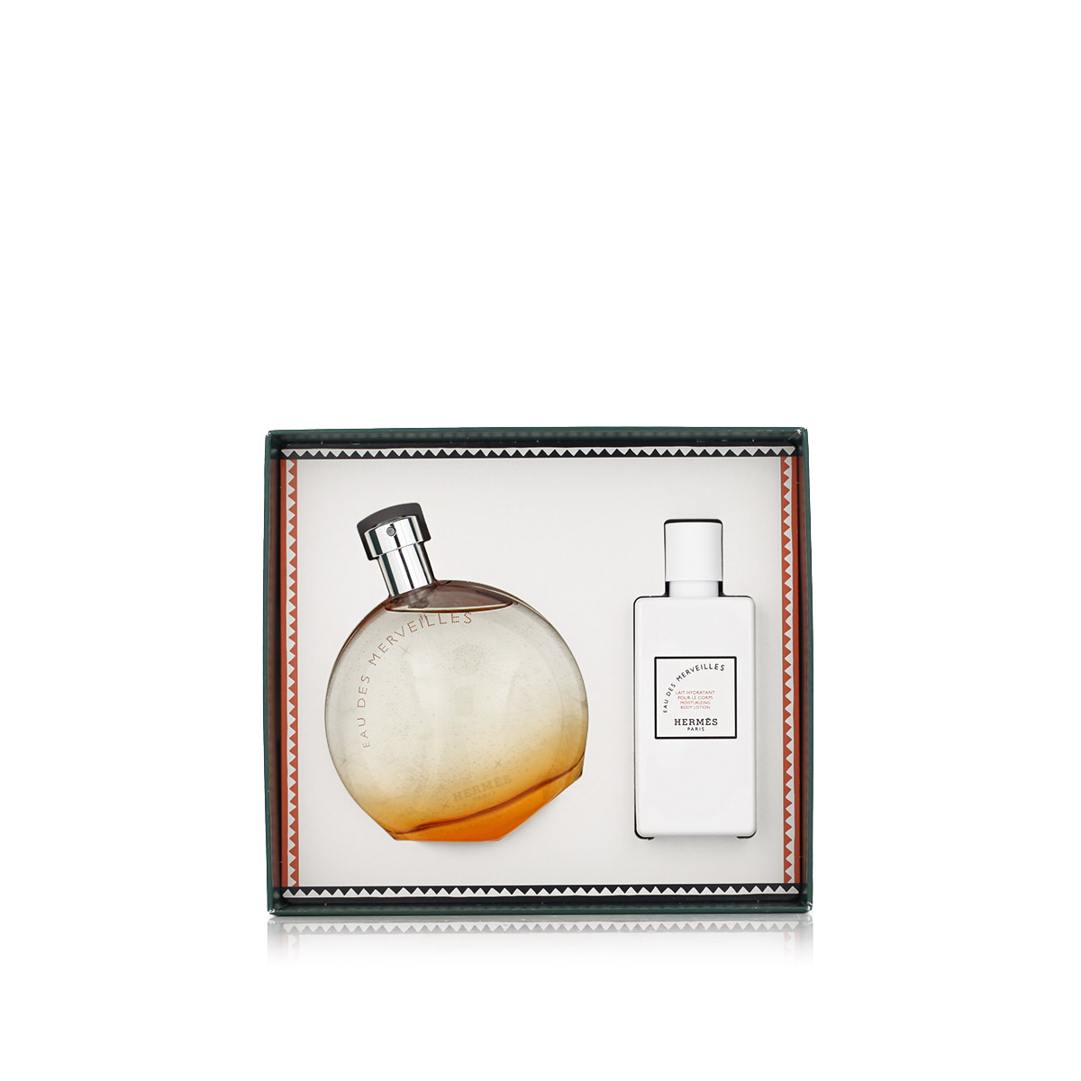Hermès Eau des Merveilles EDT 100 ml + BL 80 ml W (Fantaisie Etriers Cover) Hermès