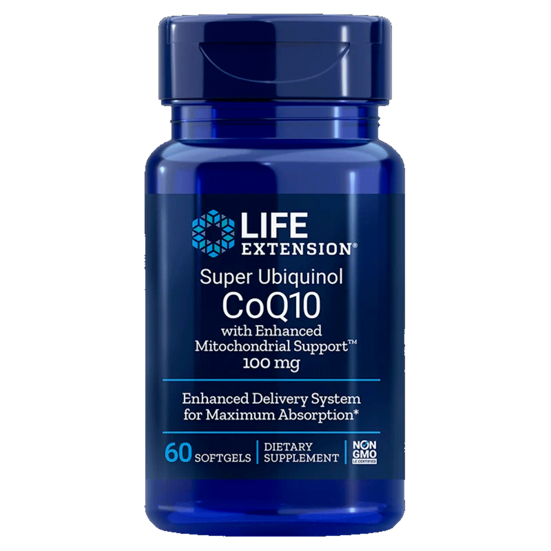 Life Extension Super Ubiquinol CoQ10 with Enhanced Mitochondrial Support 100mg Life Extension
