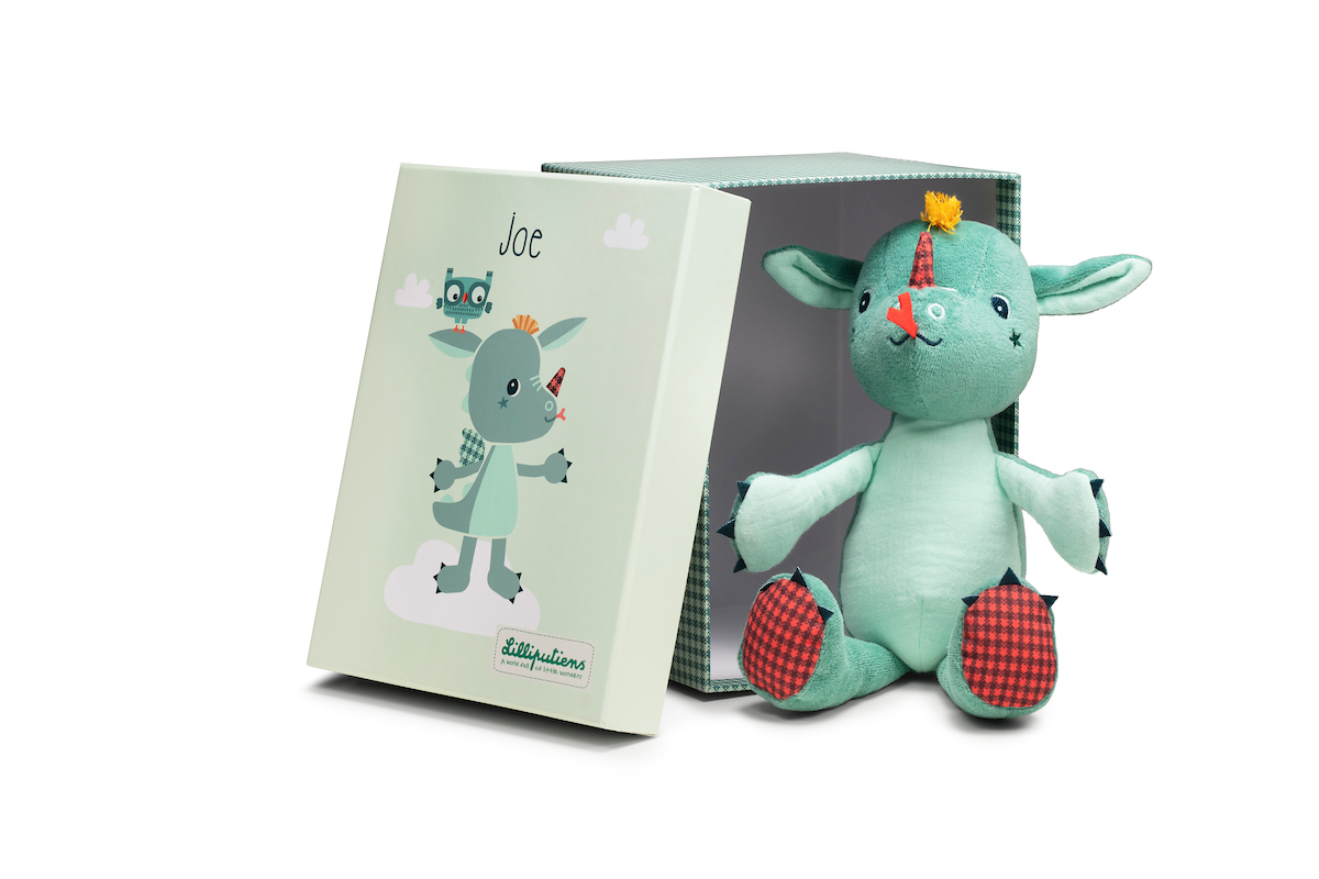 Lilliputiens dráček Joe - plyšová hračka Lilliputiens