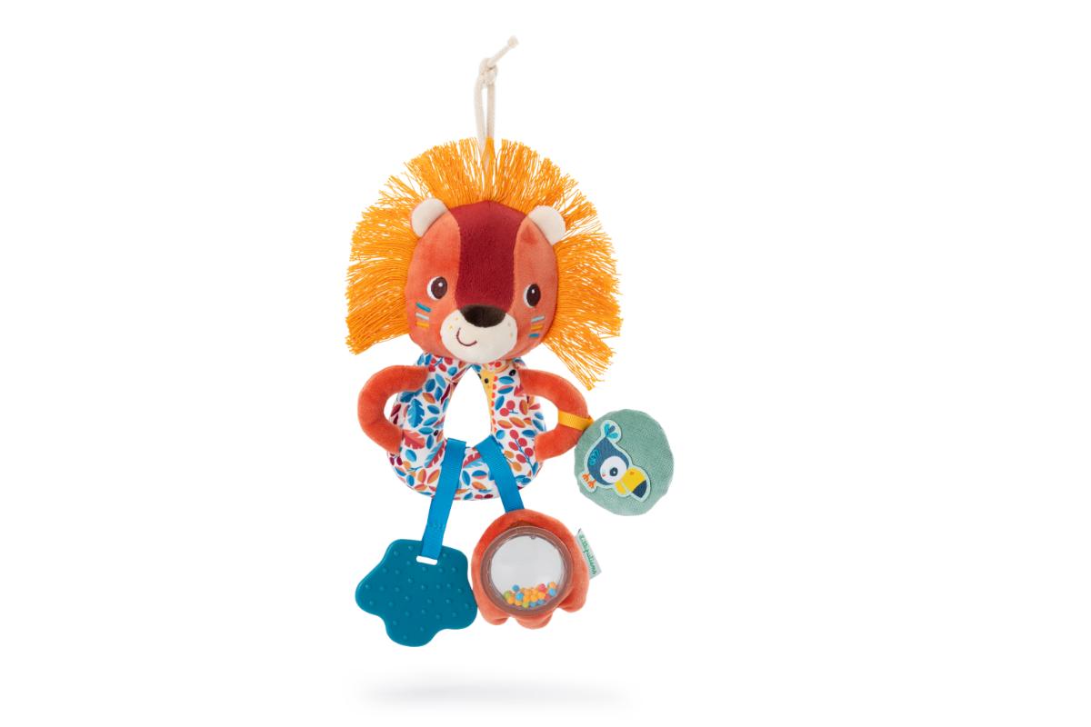 Lilliputiens motorická hračka s aktivitami - lev Jack Lilliputiens