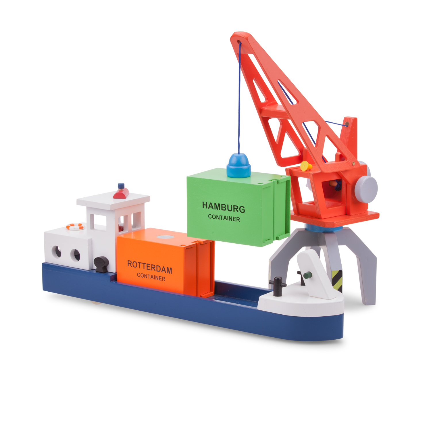 New Classic Toys Kontejnerový jeřáb - Harbor Line New Classic Toys