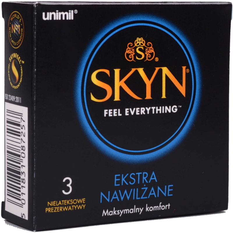 SKYN Extra Lube – bezlatexové kondomy (3 ks) SKYN