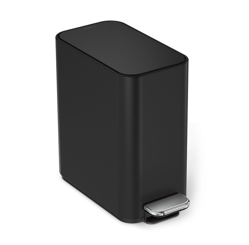 Simplehuman Slim Step Can pedálový odpadkový koš 5 l černá ocel Simplehuman