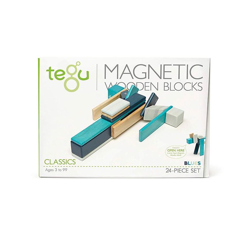 TEGU Magnetická stavebnice Blue - 24 dílů TEGU