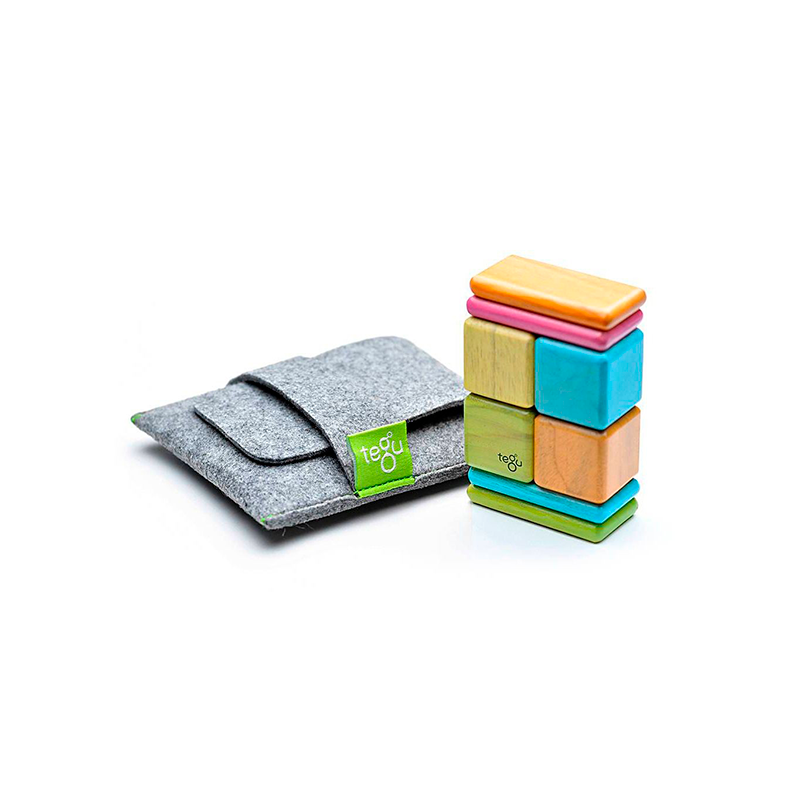 TEGU Magnetická stavebnice do kapsy - Tints - 8 ks TEGU