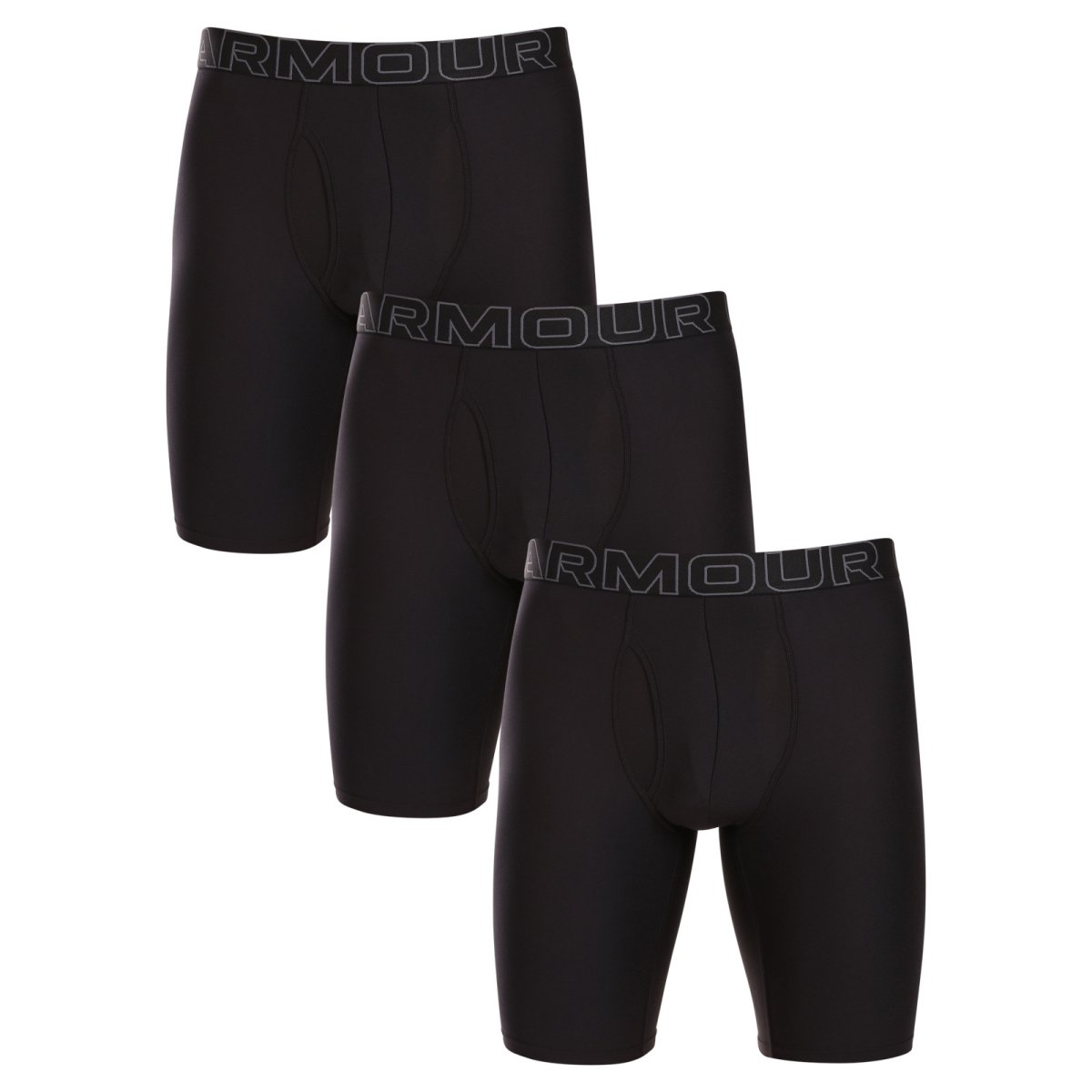 Under Armour 3PACK pánské boxerky černé (1383880 001) M Under Armour