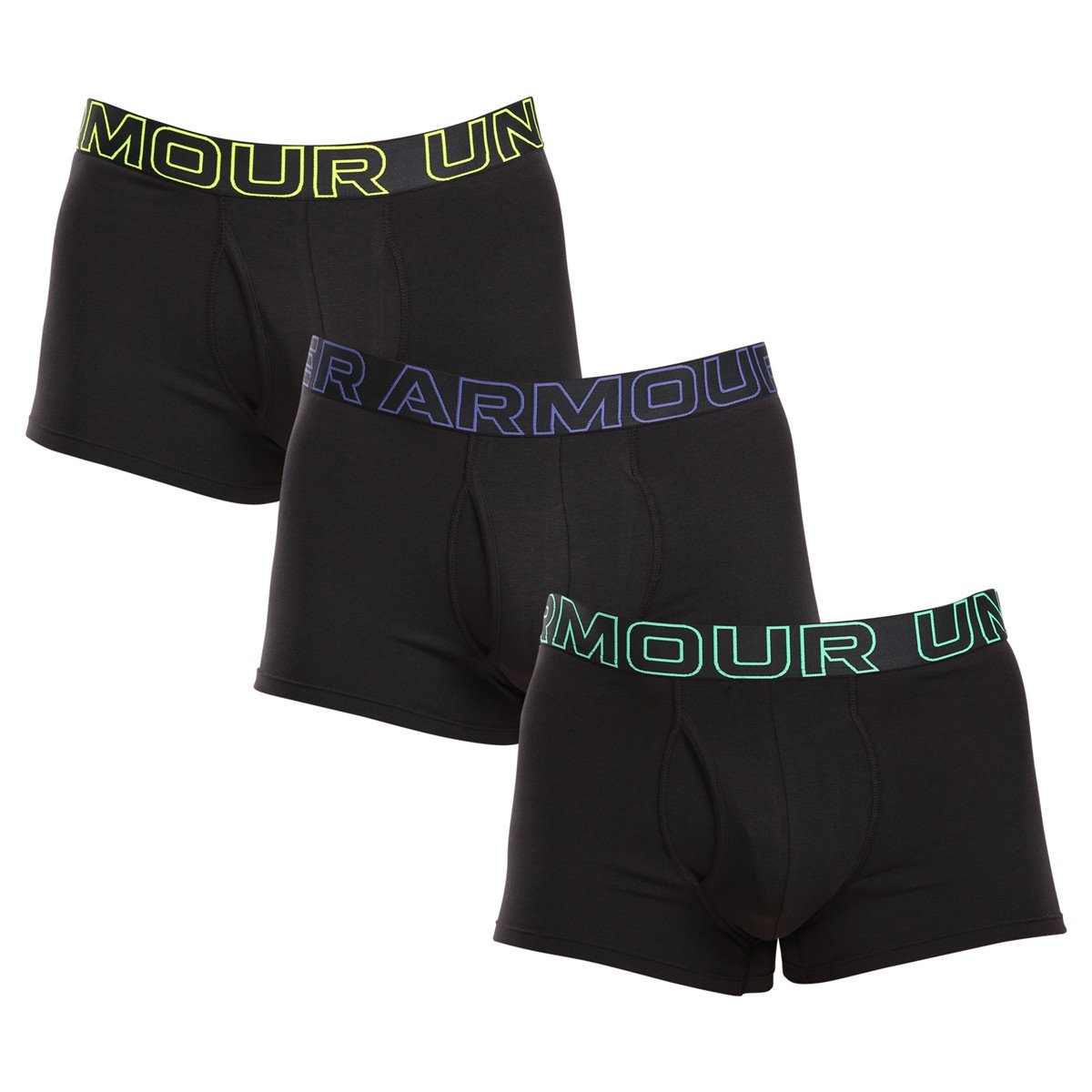 Under Armour 3PACK pánské boxerky černé (1383891 002) 4XL Under Armour