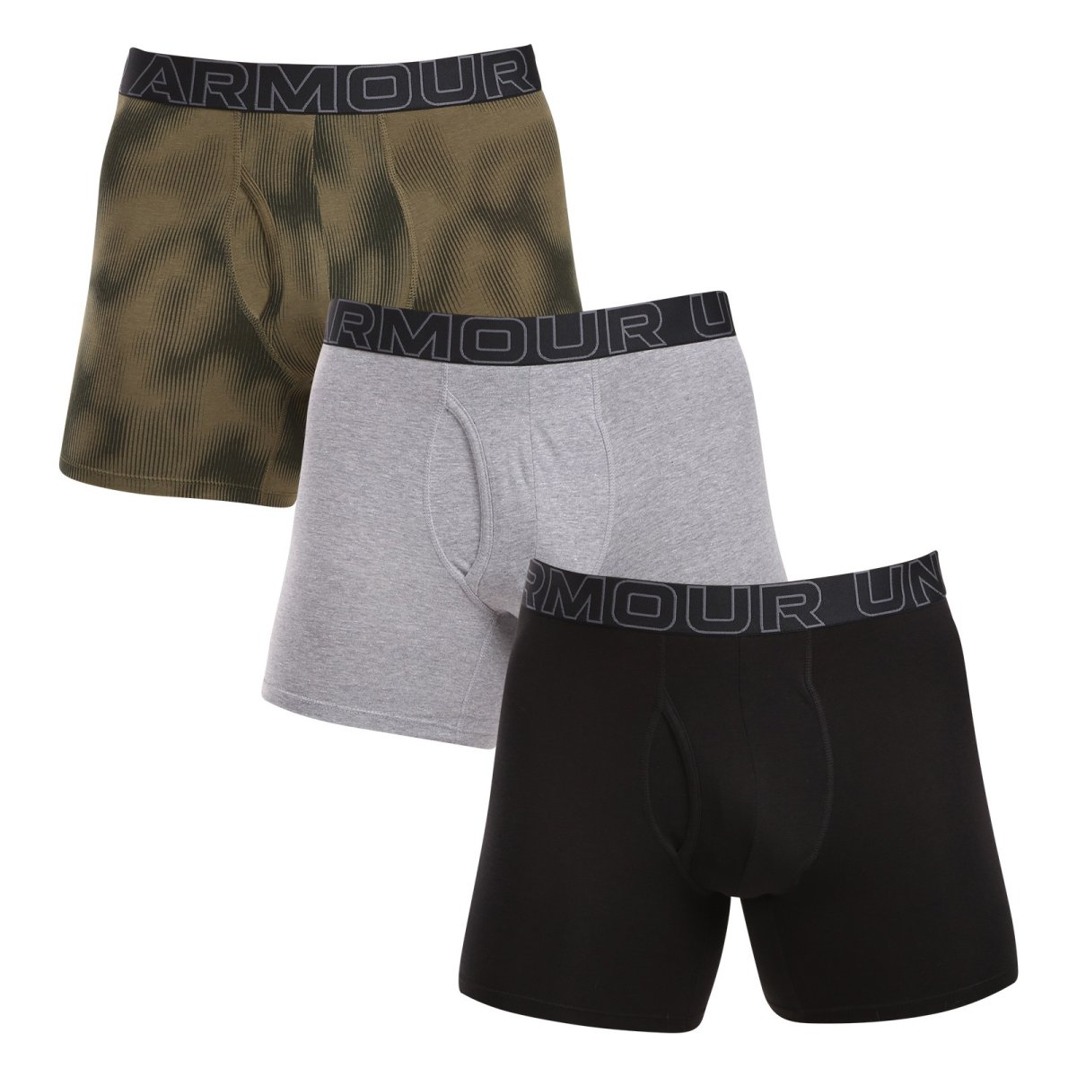 Under Armour 3PACK pánské boxerky vícebarevné (1383890 390) 3XL Under Armour