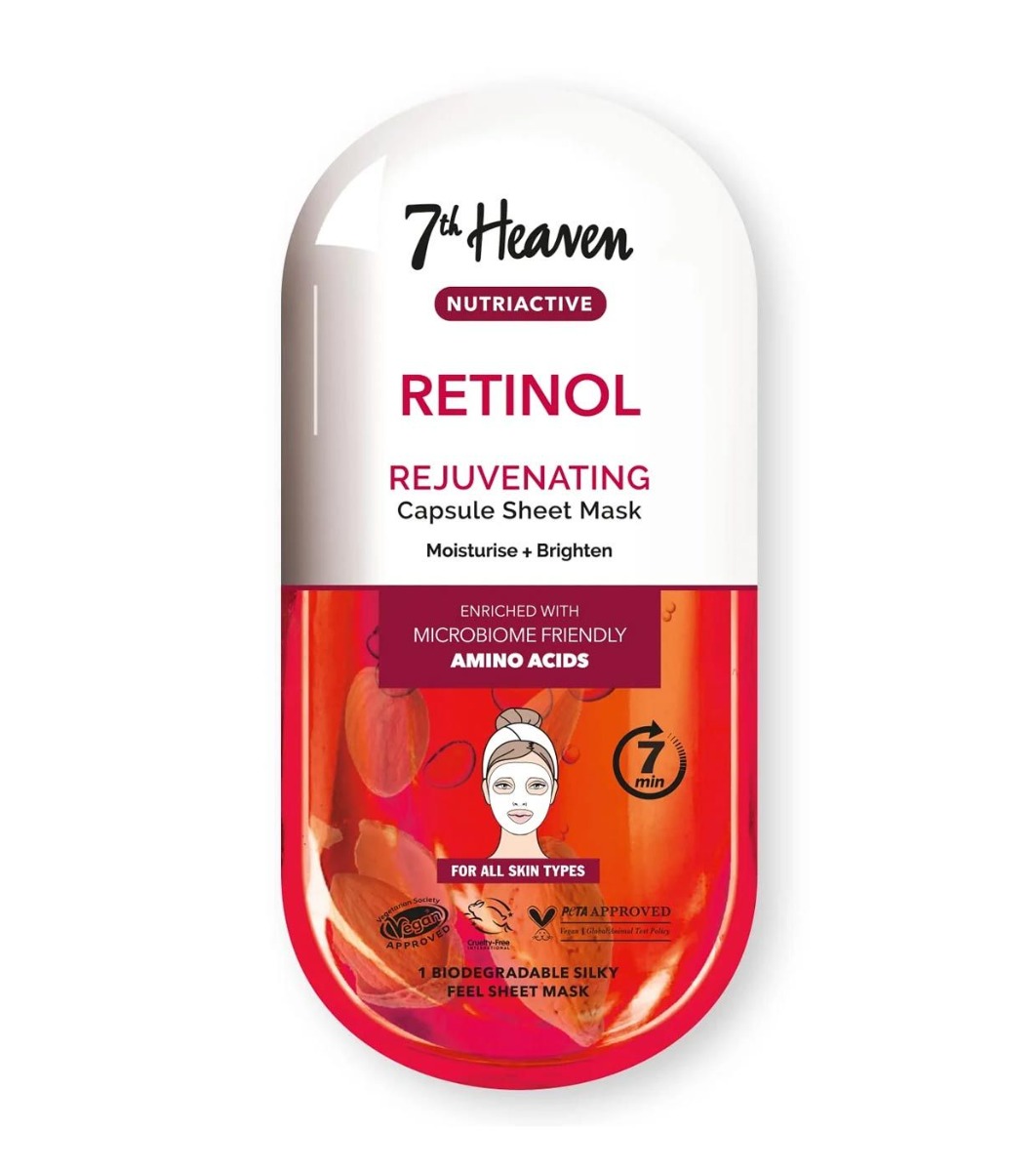 7th Heaven Nutriactive RETINOL pleťová maska 20 g 7th Heaven