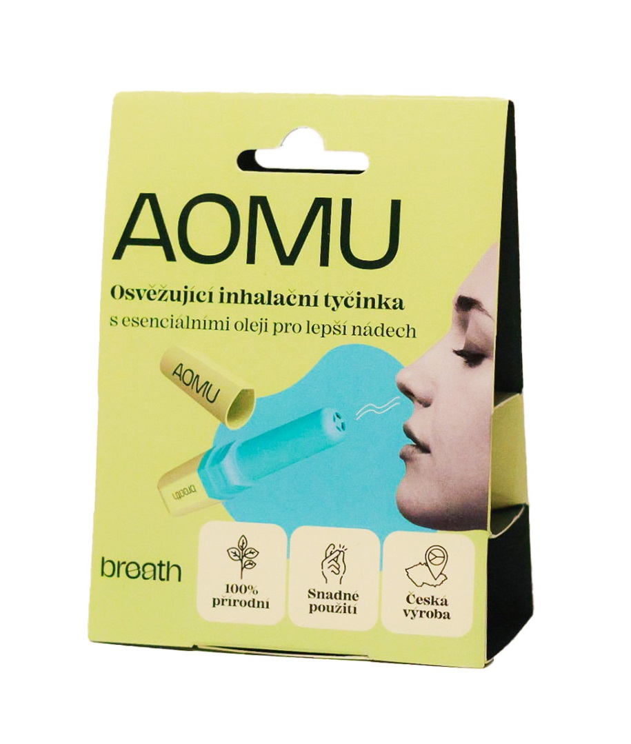 AOMU Inhalační tyčinka s esenciálními oleji Breath 1 ks AOMU