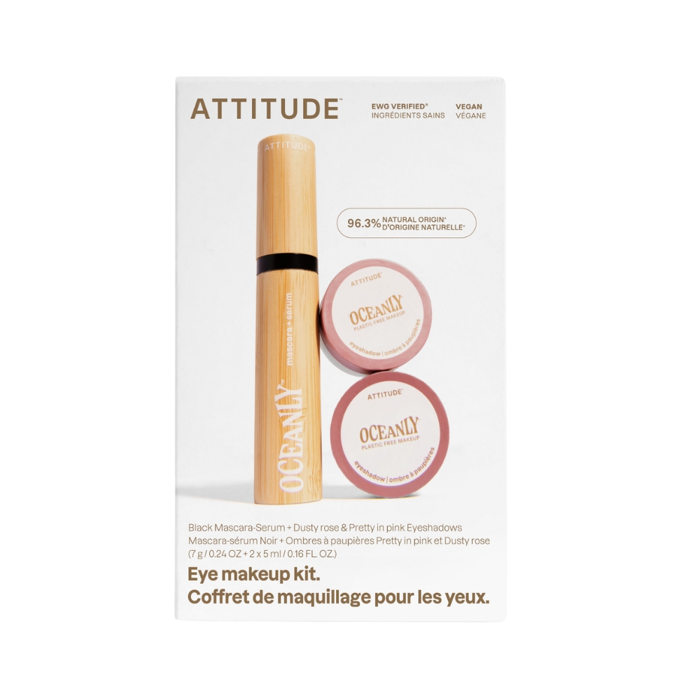 ATTITUDE Oceanly Set na líčení očí Pink 3 ks ATTITUDE