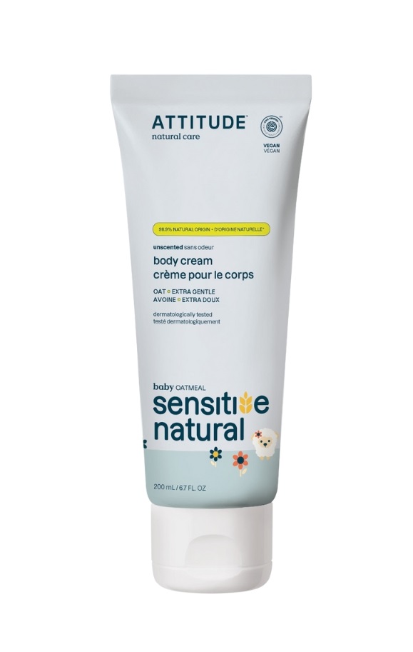 ATTITUDE Sensitive Skin Baby Dětský krém s ovsem 200 ml ATTITUDE