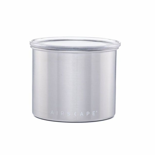 Airscape Brushed Steel dóza na 300 g kávy 1 ks Airscape