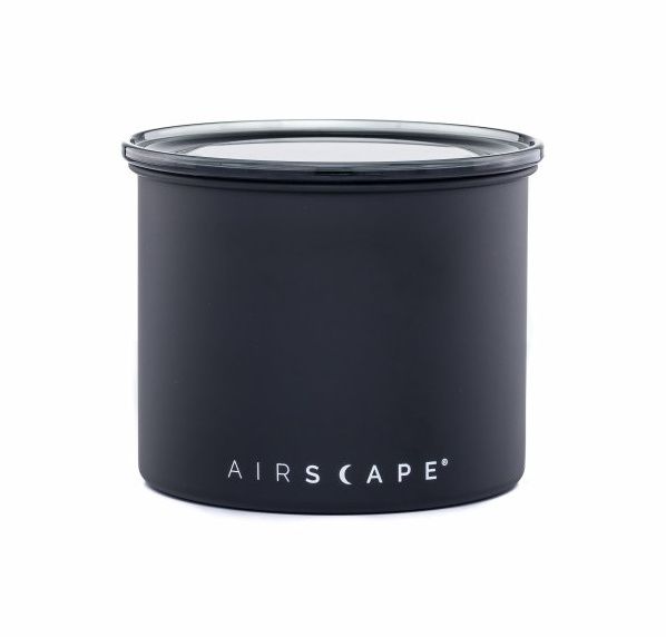 Airscape Matte Black dóza na 300 g kávy 1 ks Airscape
