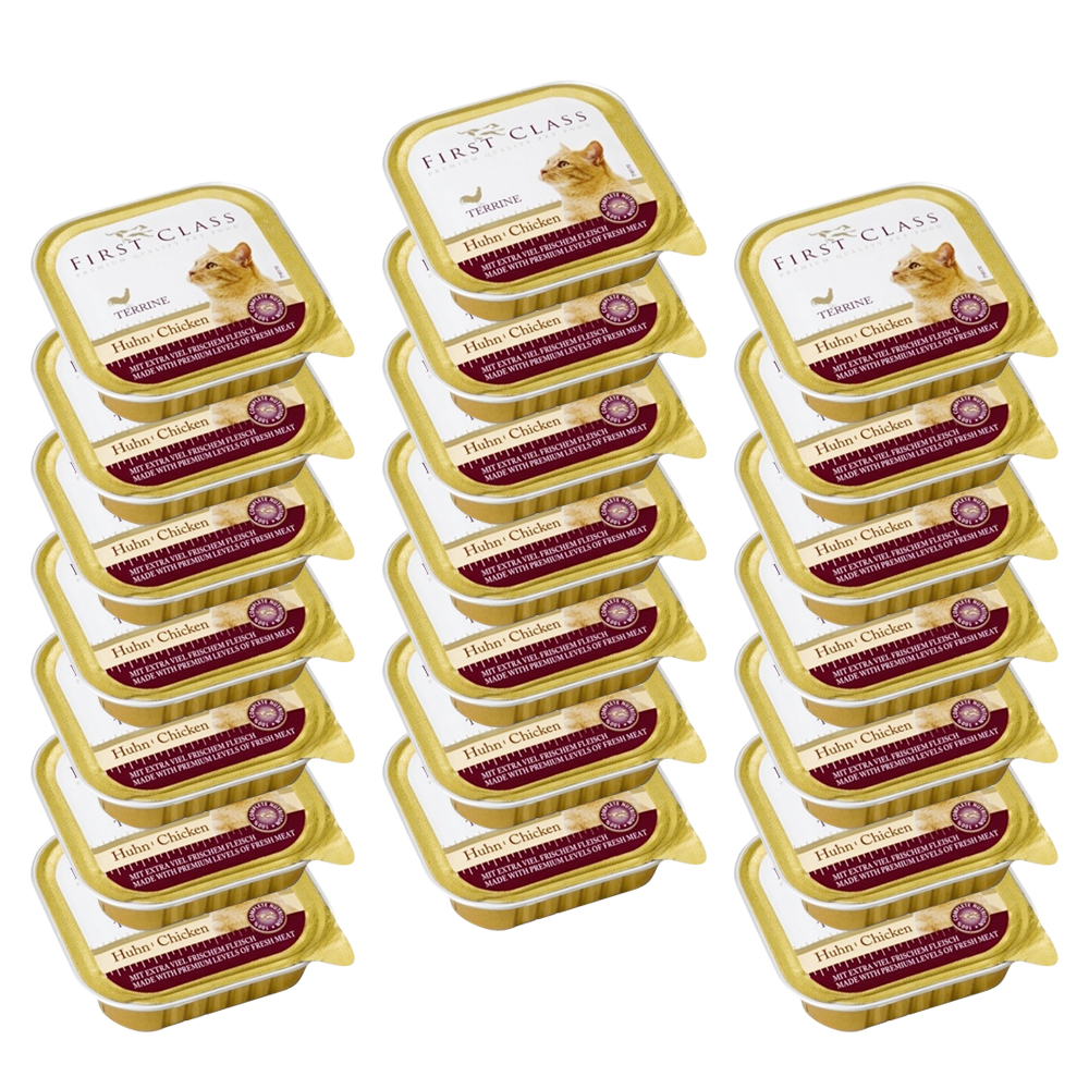 Akinu FIRST CLASS Drůbeží paštika pro kočky 21 x 100 g Akinu